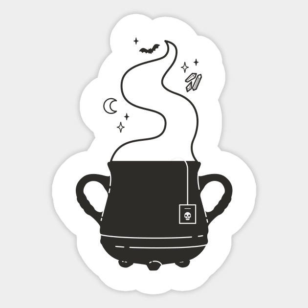 Witches Brew Sticker by LoverlyPrints